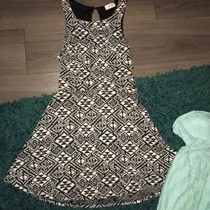 Black and white dress